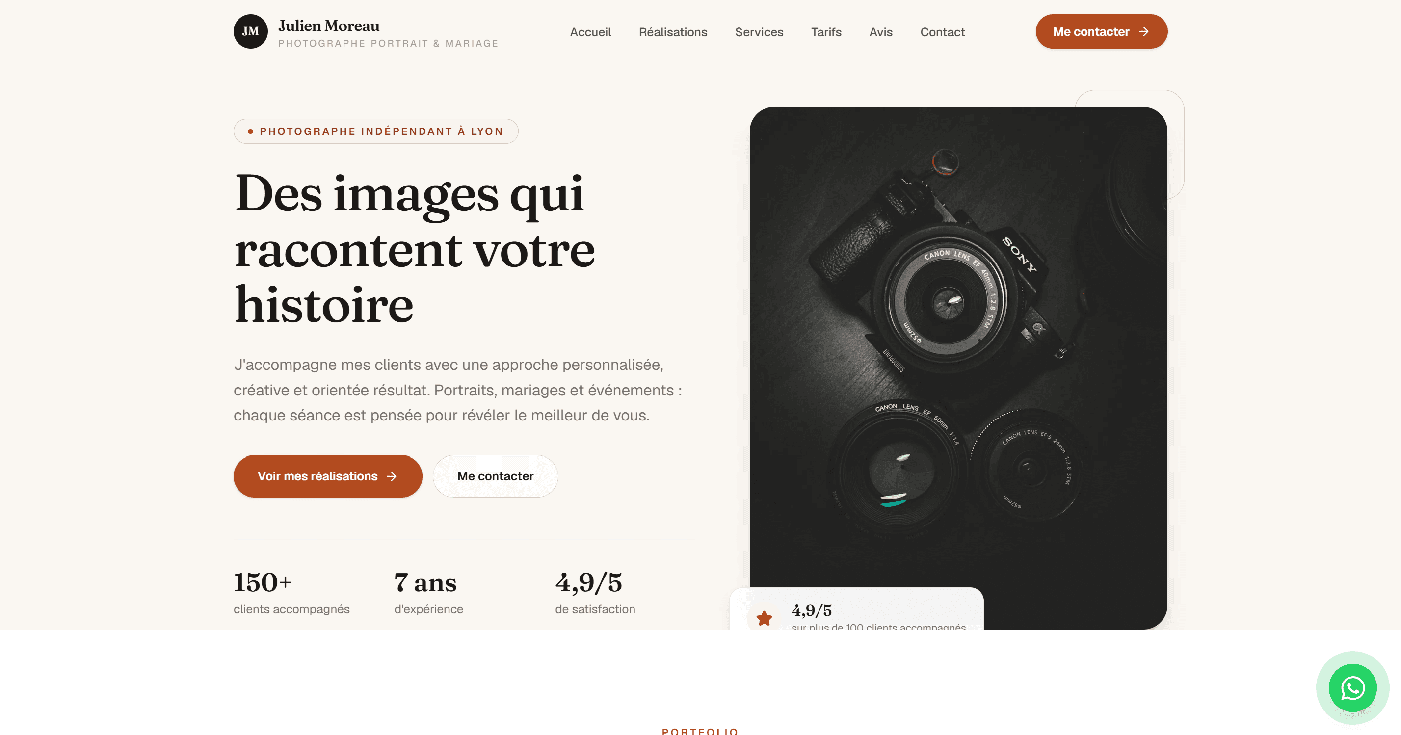 Aperçu du template ShowcasePro